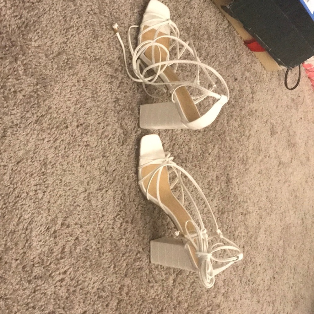 Cute Lace up High Heels